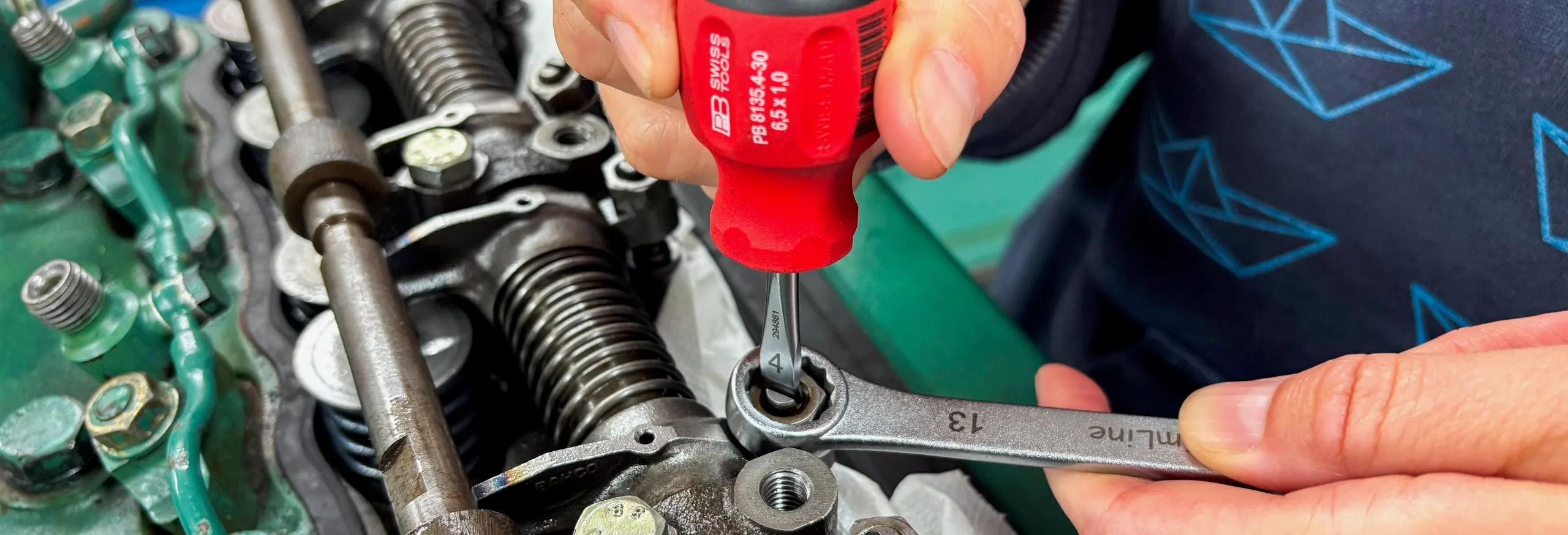 Ventilspiel einstellen